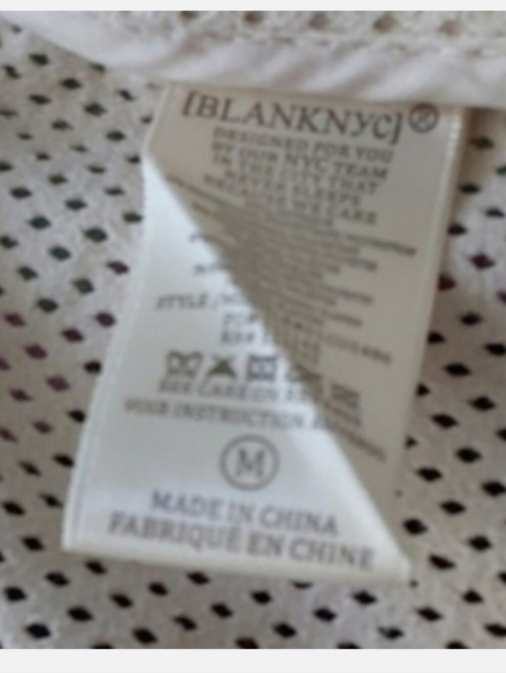 Blank NYC Vegan Perforated Moto Jacket — Light Beige Medium - Picture 9 of 11